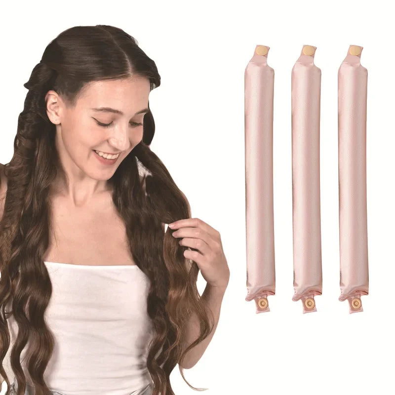 Satin Heatless Hair Curlers
