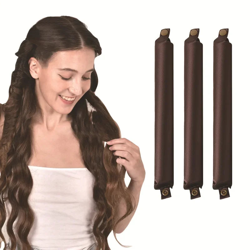 Satin Heatless Hair Curlers
