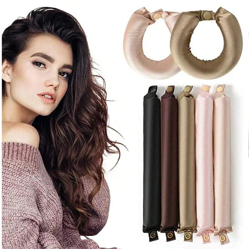 Satin Heatless Hair Curlers