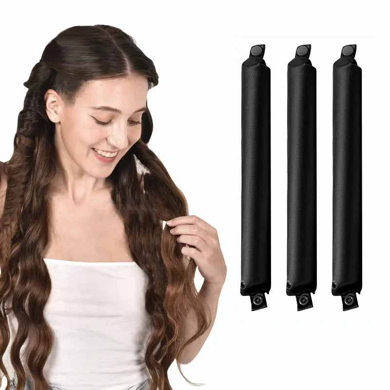 Satin Heatless Hair Curlers