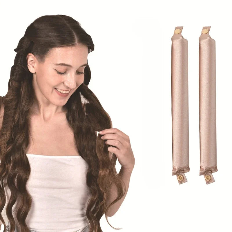Satin Heatless Hair Curlers