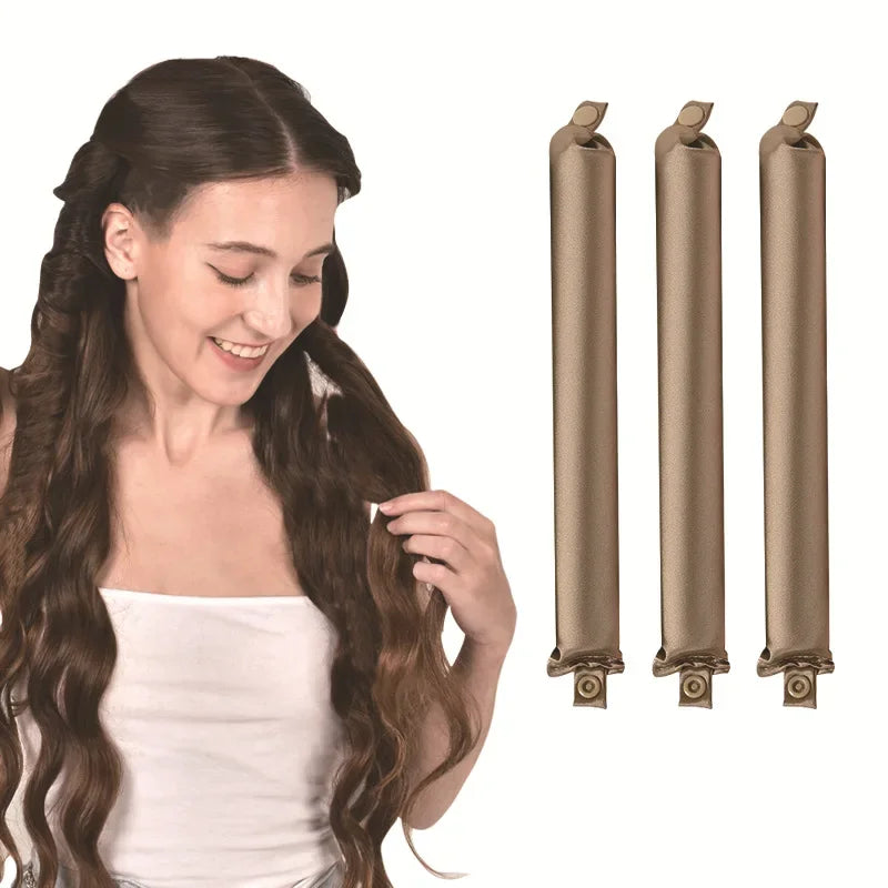 Satin Heatless Hair Curlers